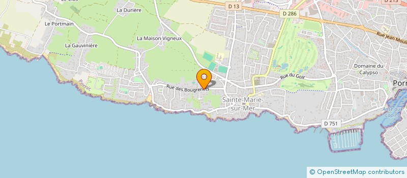 localisation de l'entreprise HUNOMA  PORNIC