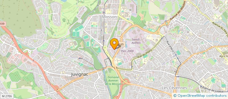 localisation de l'entreprise HUNT TRACKERS à MONTPELLIER