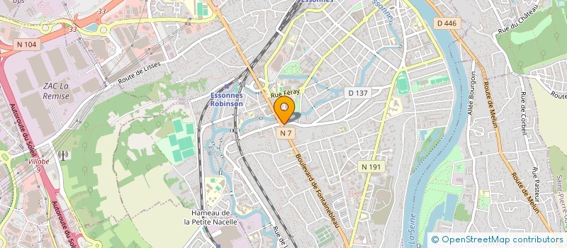 localisation de l'entreprise HUNTER à CORBEIL-ESSONNES