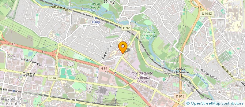 localisation de l'entreprise HUNTER HOLDING  OSNY