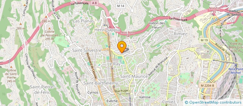localisation de l'entreprise HUNTERS QUEST à NICE