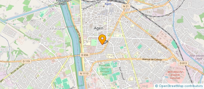 localisation de l'entreprise HUNTING TOWN  AGEN