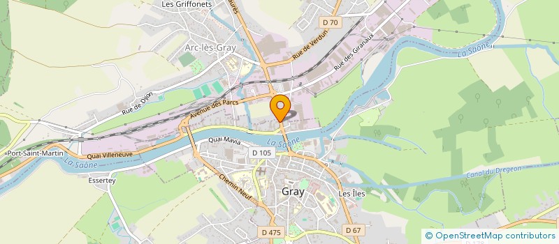 localisation de l'entreprise HUNTING TRAINER COMTOIS  GRAY