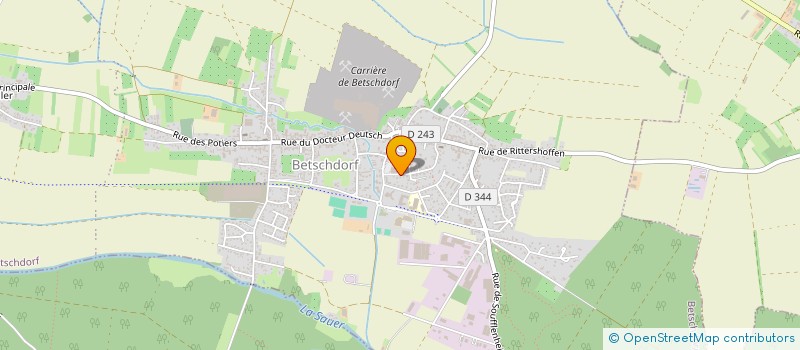 localisation de l'entreprise HUNTINGTON ESPOIR GRAND EST  BETSCHDORF