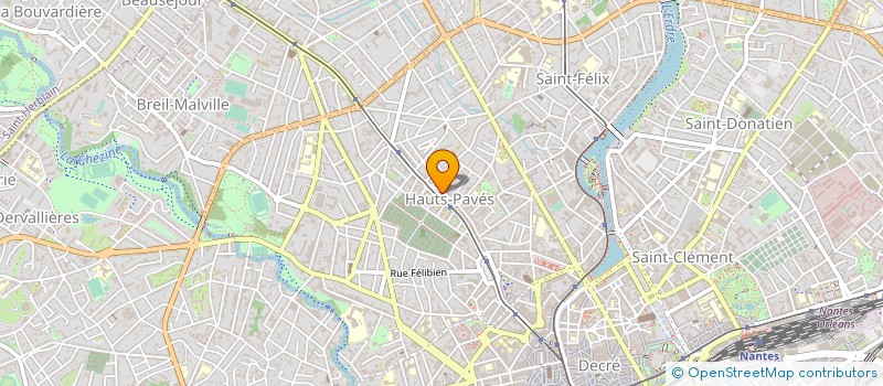 localisation de l'entreprise HUNU BATIMENT à NANTES