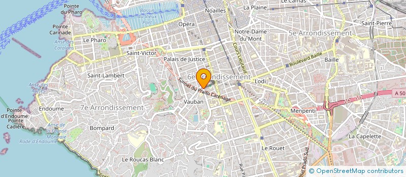 localisation de l'entreprise HUOT ET COMPAGNIE SA à MARSEILLE