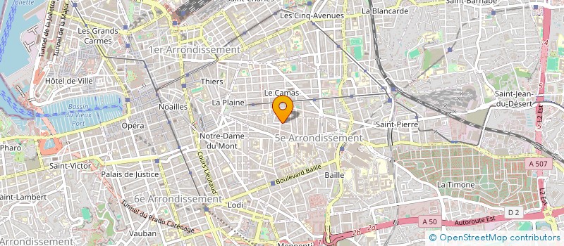 localisation de l'entreprise HUOT-SODERBERG à MARSEILLE
