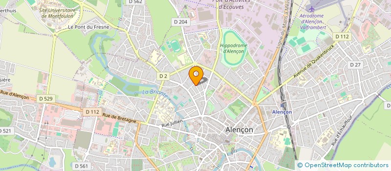 localisation de l'entreprise HUPA à ALENCON