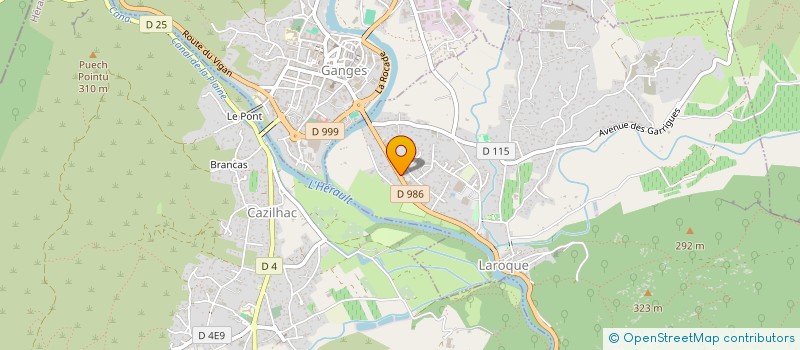 localisation de l'entreprise HUPAULI  LAROQUE