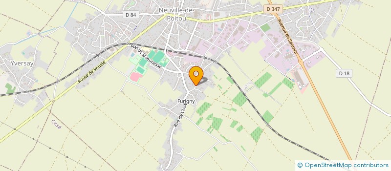 localisation de l'entreprise HUPETTE DOREE  NEUVILLE-DE-POITOU