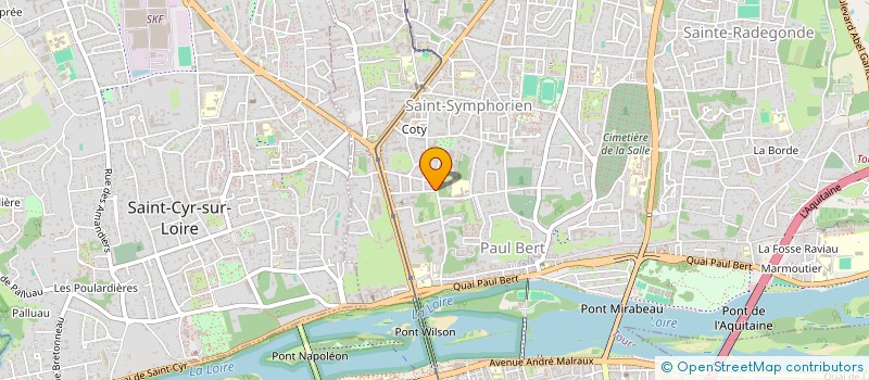 localisation de l'entreprise HUPI 90  TOURS