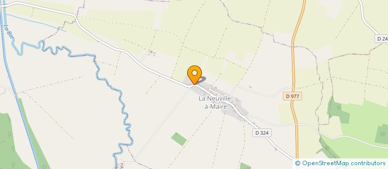 localisation de l'entreprise HUPIN à LA NEUVILLE-A-MAIRE