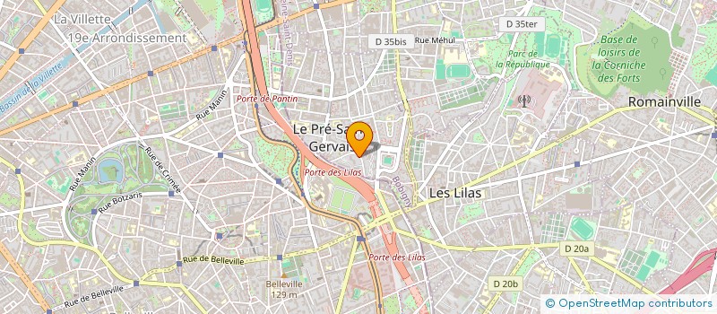 localisation de l'entreprise HUPP'EVENT à LE PRE-SAINT-GERVAIS