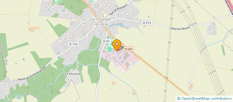 localisation de l'entreprise HUPS  LE CHATELET-EN-BRIE