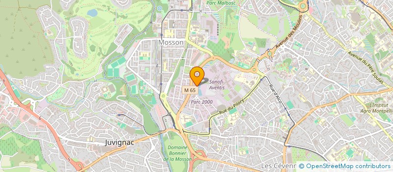 localisation de l'entreprise HUPYLAU à MONTPELLIER