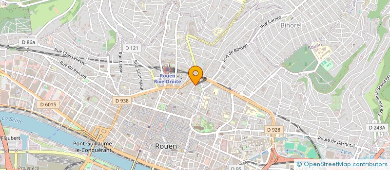 localisation de l'entreprise HUQQA à ROUEN