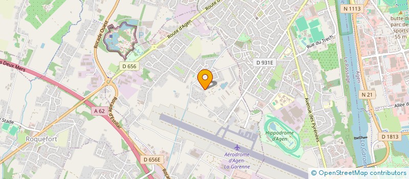 localisation de l'entreprise HURANA 47  ESTILLAC