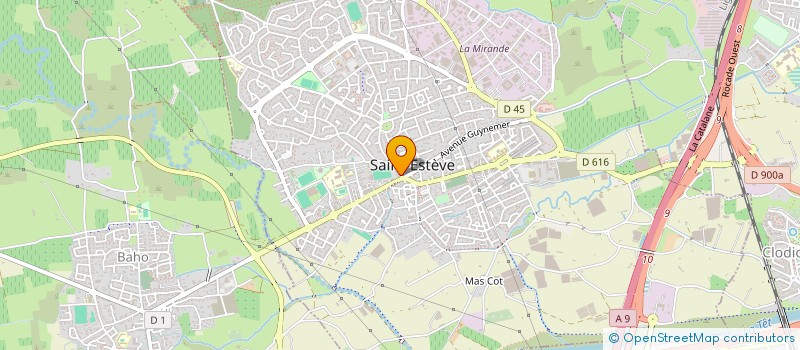 localisation de l'entreprise HURBAN2@  ST ESTEVE