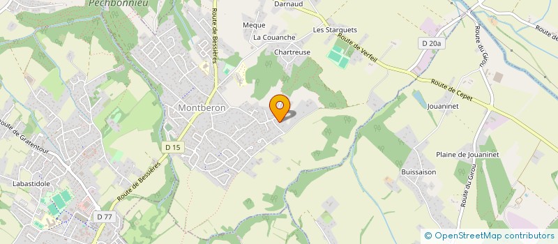 localisation de l'entreprise HURBAS  MONTBERON