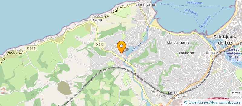 localisation de l'entreprise HURBIL  URRUGNE