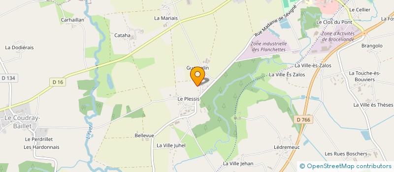 localisation de l'entreprise HURE à MAURON