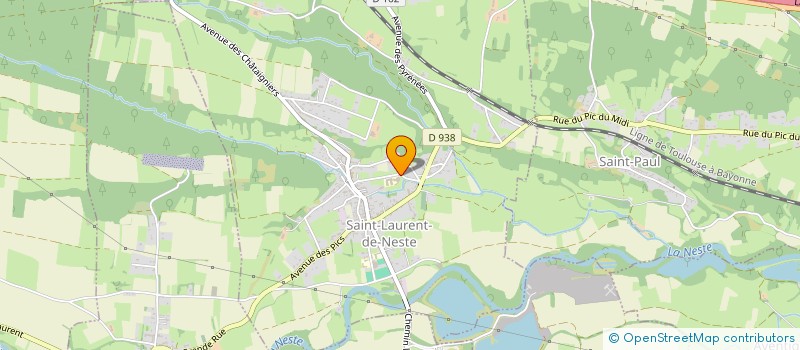 localisation de l'entreprise HURE CAPART DUFFO  SAINT-LAURENT-DE-NESTE