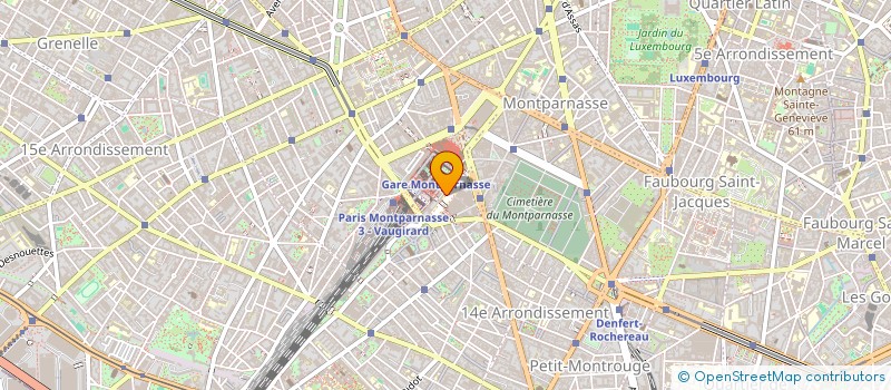 localisation de l'entreprise HUREL DE SAINT JOSEPH  PARIS