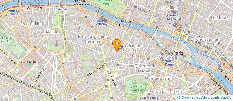 localisation de l'entreprise HUREL RAYMONDE  PARIS