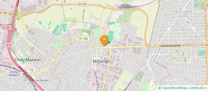 localisation de l'entreprise HUREL VOLAILLES  MORANGIS