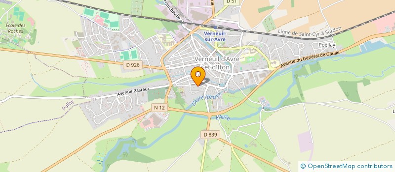 localisation de l'entreprise HURELS HOLDING  VERNEUIL D'AVRE ET D'ITON