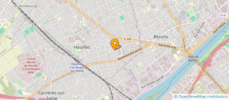 localisation de l'entreprise HUREPITI  HOUILLES