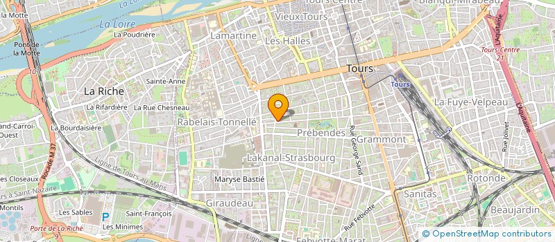 localisation de l'entreprise HURET-LECLERC TECHNOLOGIES  TOURS