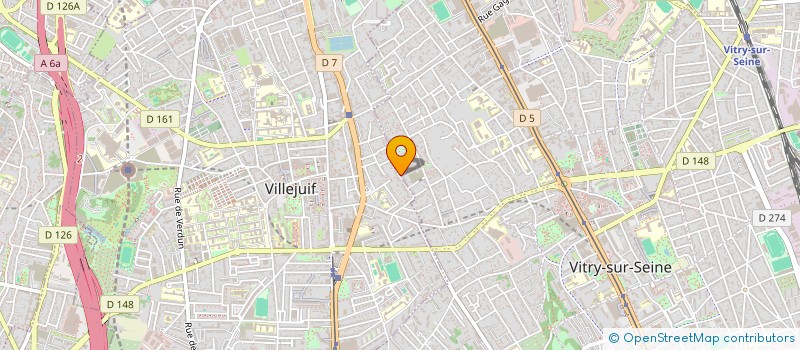 localisation de l'entreprise HURET-LIOUVILLE  VITRY-SUR-SEINE