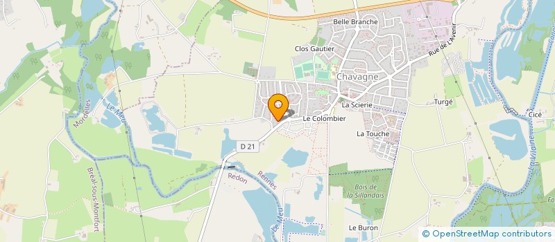 localisation de l'entreprise HURILY  CHAVAGNE