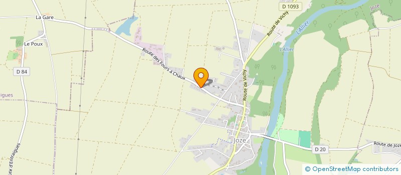 localisation de l'entreprise HURION  JOZE