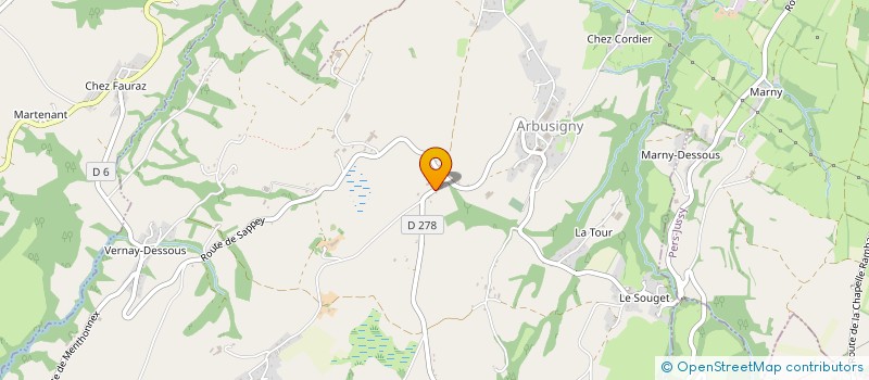localisation de l'entreprise HURLE VENT à ARBUSIGNY