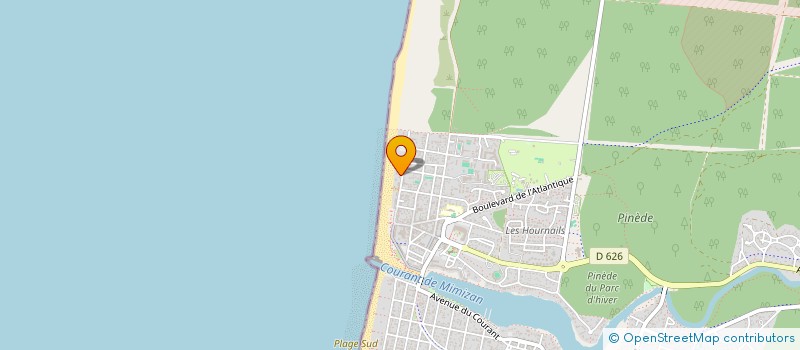 localisation de l'entreprise HURLE VENT  MIMIZAN