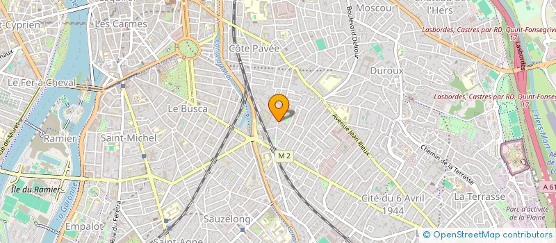localisation de l'entreprise HUROCLA à TOULOUSE