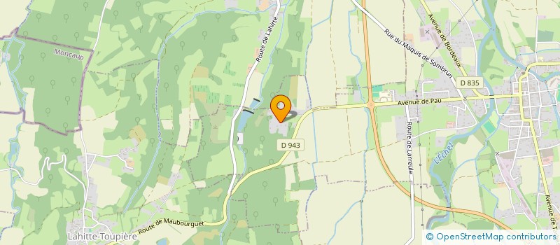 localisation de l'entreprise HUROEL  MAUBOURGUET