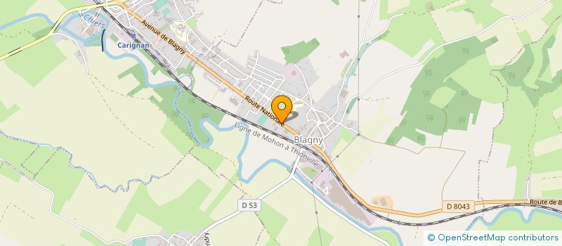 localisation de l'entreprise HUROMA  BLAGNY