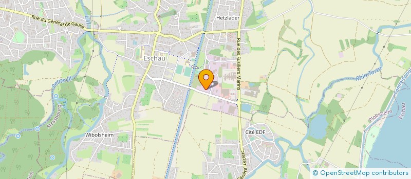 localisation de l'entreprise HURON-GRAFFENSTADEN SAS à ESCHAU