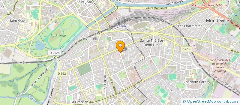 localisation de l'entreprise HUROS à CAEN