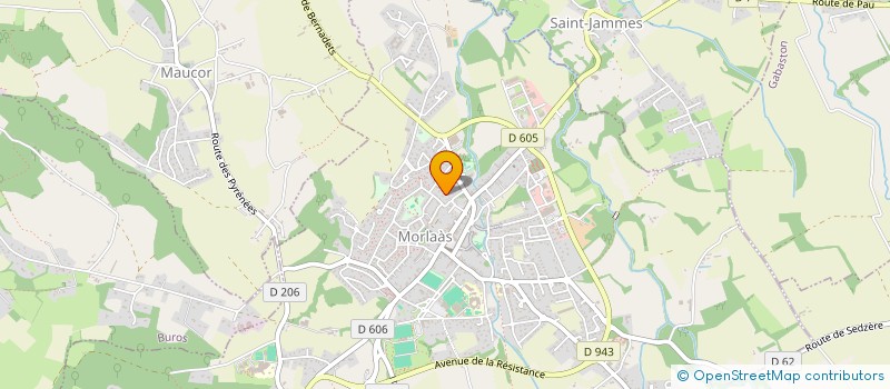 localisation de l'entreprise HURPINEAU  MORLAAS