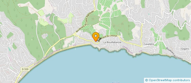 localisation de l'entreprise HURRAH  LA CROIX-VALMER