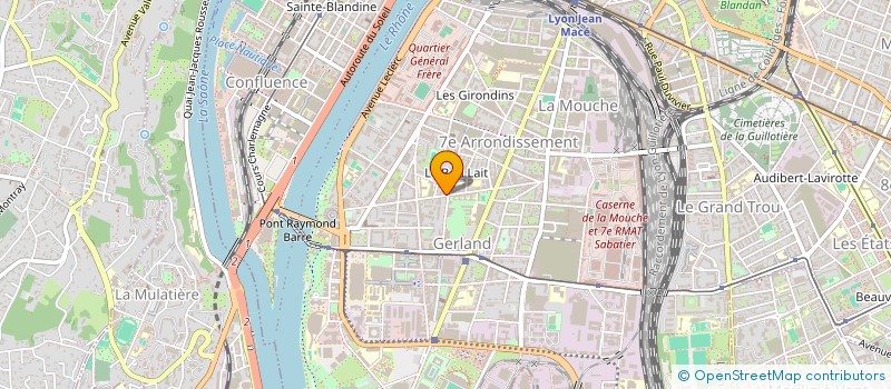 localisation de l'entreprise HURRICAN à LYON