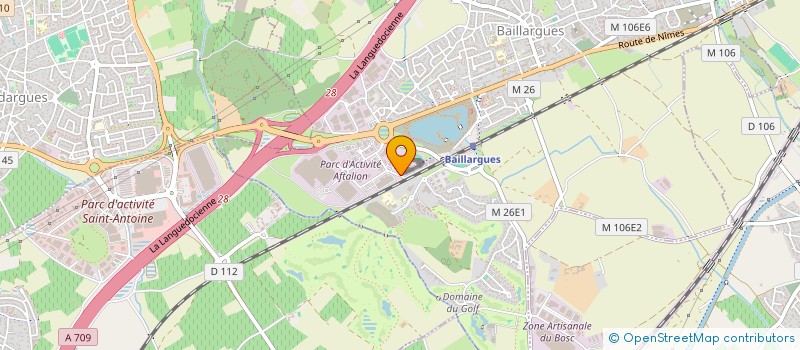 localisation de l'entreprise HURRICANE à BAILLARGUES