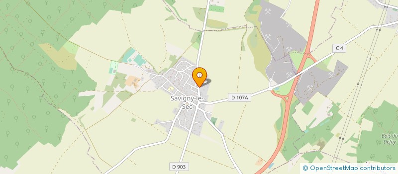 localisation de l'entreprise HURRICANE  SAVIGNY-LE-SEC