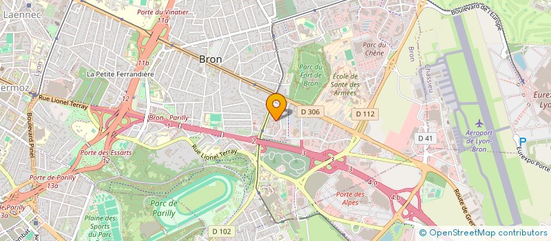 localisation de l'entreprise HURRICANE ACADEMIE (HA) à BRON