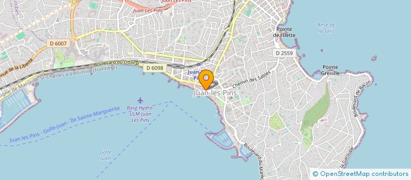 localisation de l'entreprise HURRICANE BOUTIQUE à ANTIBES