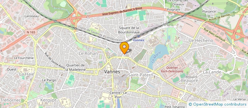 localisation de l'entreprise HURRICANE INVESTISSEMENT à VANNES